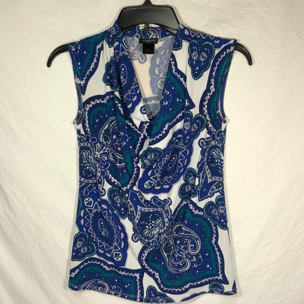 Ann Taylor Sleeveless Blouse - XSP
